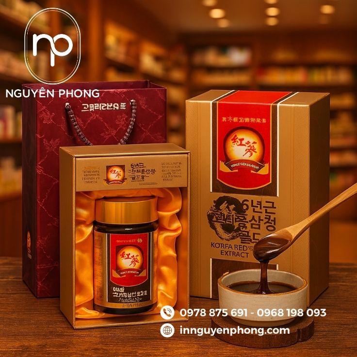 Mẫu túi giấy đựng thuốc đông y kích thước nhỏ 